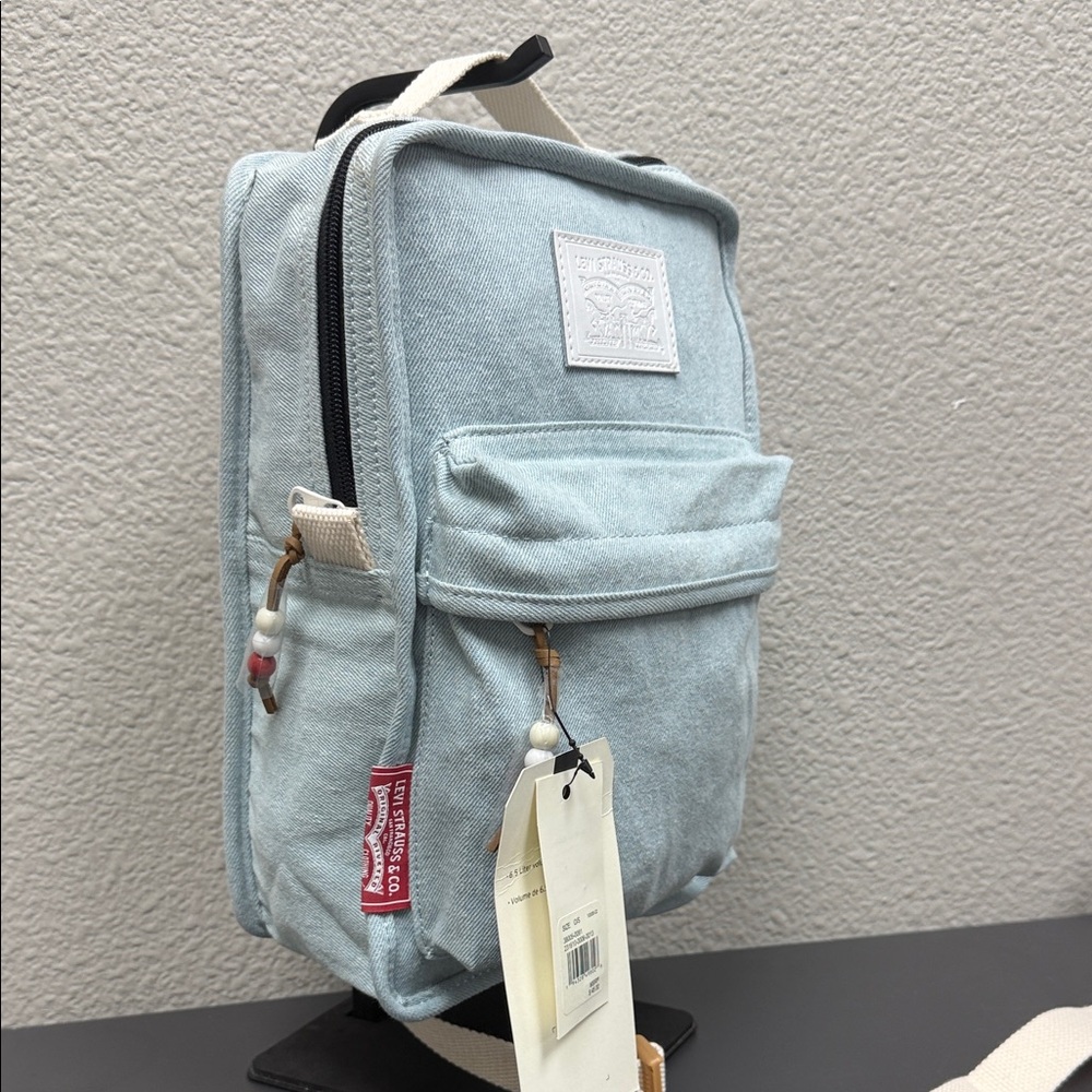Levi's Light Blue Canvas Backpack